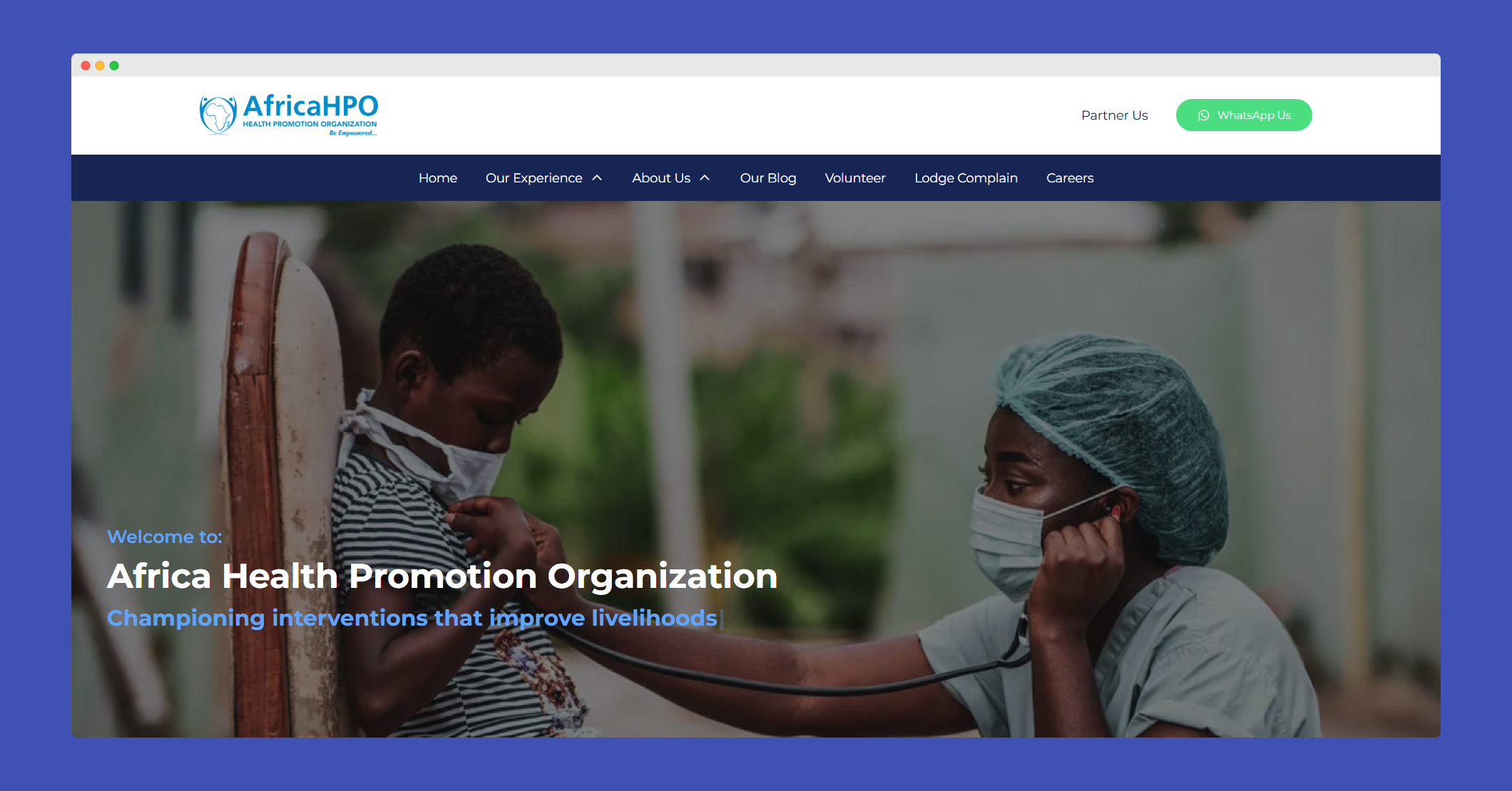 AfricaHPO Website