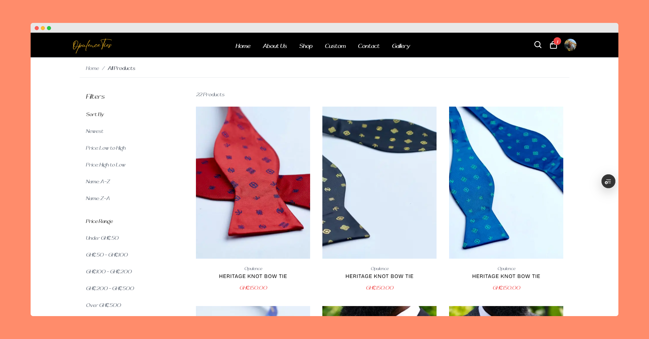 E-commerce Website